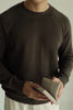 Men's Long-staple Cotton Sweater Sweater Cotton Round Neck Pullover Retro Casual Sweater