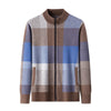 Men's Autumn Striped Colour Matching Cardigan