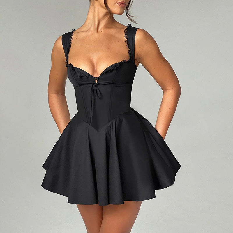 Elegant Hip Skirt Retro Dress