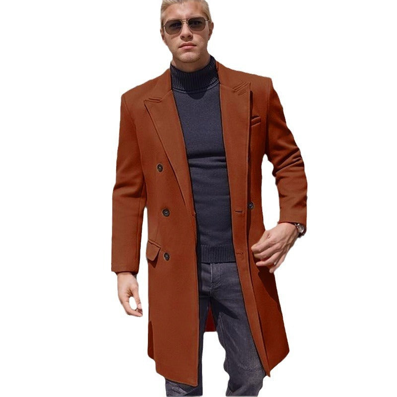 Men's Thick Woollen Coat
